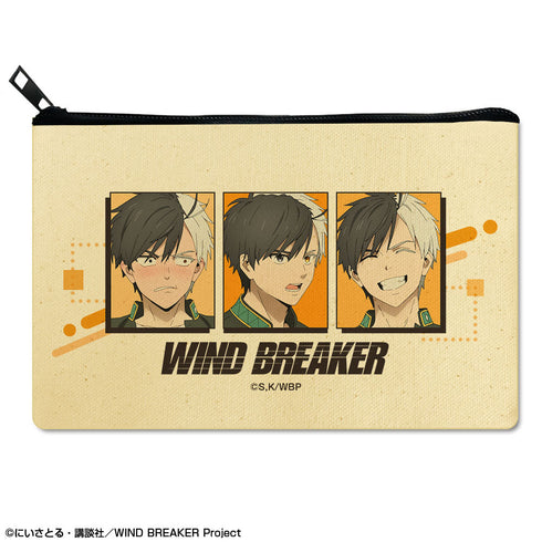 『WIND BREAKER』フラットポーチ デザイン01(桜遥)【202505再販】